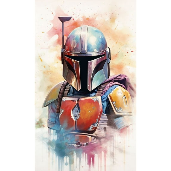 Mandalorian Diamond Painting Kits for Adults, Diamond Art Robot 5D DIY Diamond Art Kits Full Drill Diamond Dots for Gift Wall Decor and Relaxation Gem Arts 12x16 inch