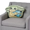 thumbnail image 1 of Mandalorian Frog Friends Travel Cloud Pillow, 1 of 5