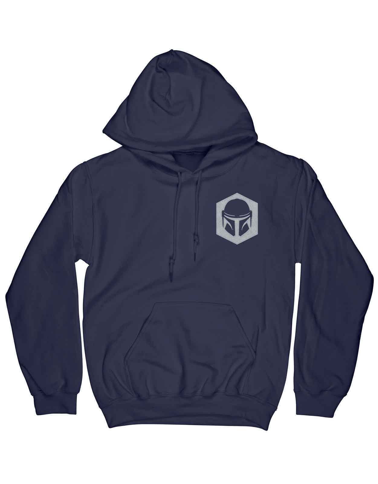 AC/DC Evolution Of Rock Hoodie - Official Navy Blue Unisex Pullover Sweatshirt - View #9