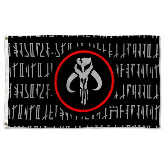 Mandalorian I Flag banner with Grommets Man cave Decor 3x5ft