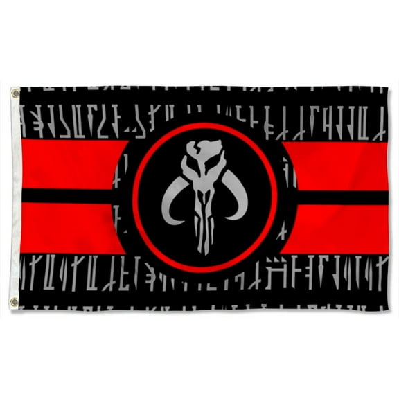 Mandalorian II Flag banner with Grommets Man cave Decor 3x5ft