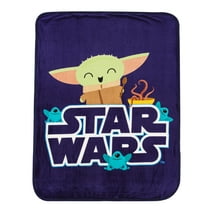 Mandalorian Snack Is The Way Silk Touch Sherpa Blanket, 40 x 50 inches