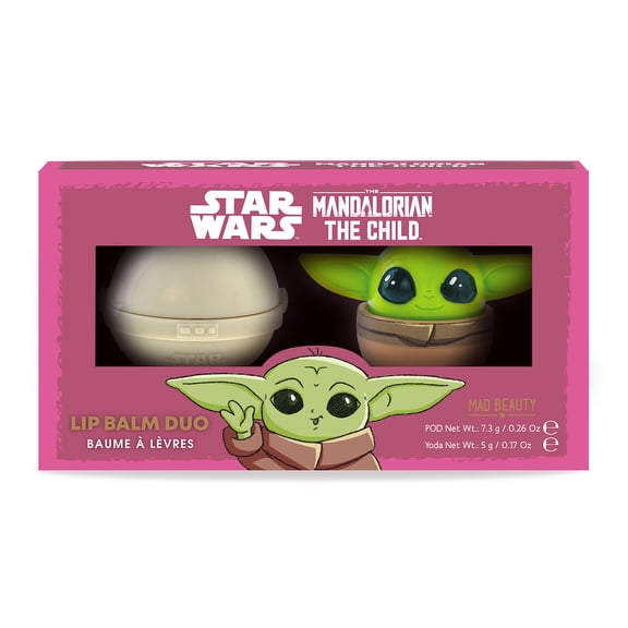 Mad Beauty Star Wars Mandalorian Lip Balm Duo, Moisturizing