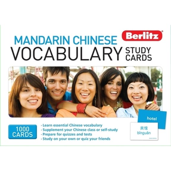 Pre-Owned Berlitz Language - Mandarin Chinese Vocabulary Study Cards (Chinese and English Edition), 9789812689153, 981268915X, Paperback, Bilingual edition