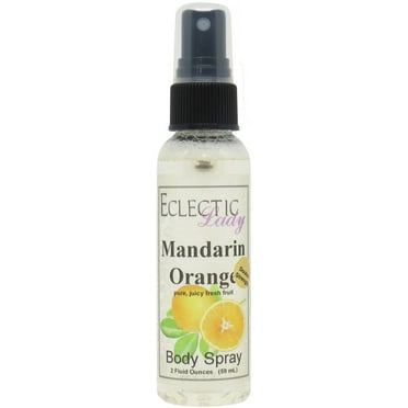 Mandarin Orange Body Spray, Eclectic Lady, Hydrating Mist, Unisex (Double Strength), 2 oz