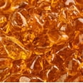 thumbnail image 1 of Mandarin Orange Fire Pit Glass Dots | 3/8", 10 lbs, 1 of 4