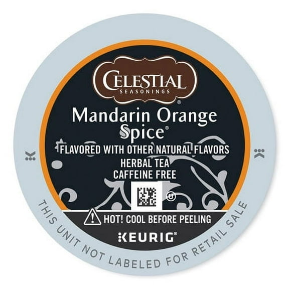 Mandarin Orange Spice Herb Tea K-Cups 24/box | Bundle of 2 Boxes