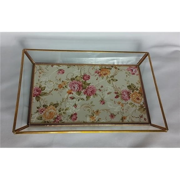 Mandarin Tray - Rose on Bottom