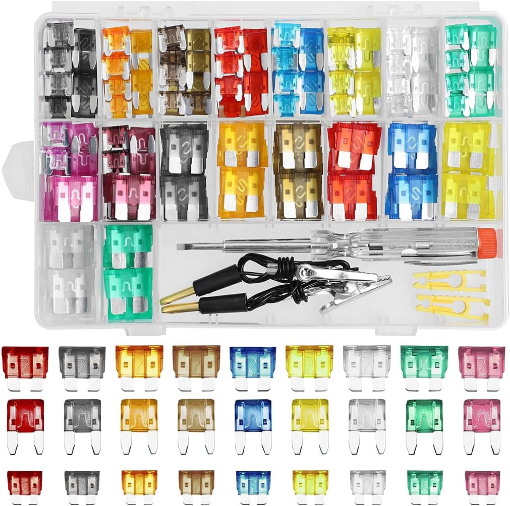 Fuse Box 2A 5A 10A 15A 20A 25A 30A 35A Fuses Assorted Kit TSUGAMI ...