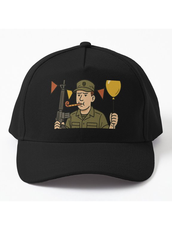 Mandatory Fun Military Baseball Hat, Service Life Statement Design, Classic Everyday Cap