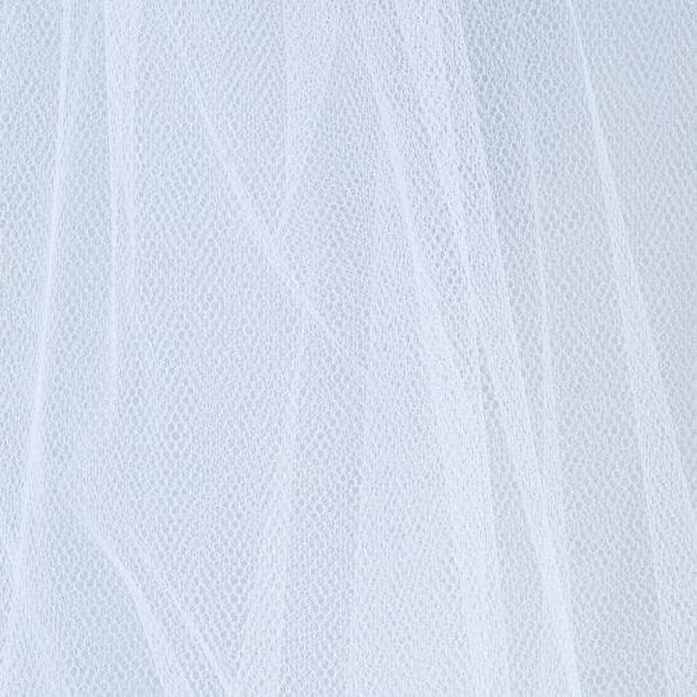 Mandel Fabrics LLC White100% Nylon Net 70/72 Wide Sewing and Craft Fabric,  Sold by the Yard.