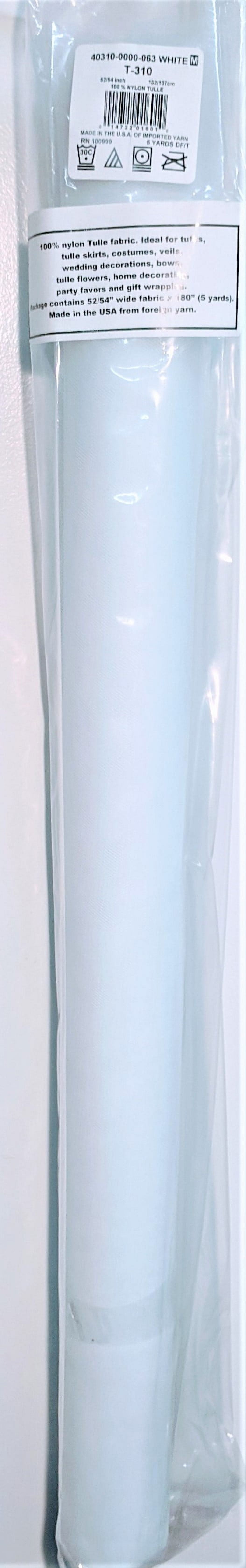 Mandel Grab-N-Go Mat White Tulle 5yd fabric