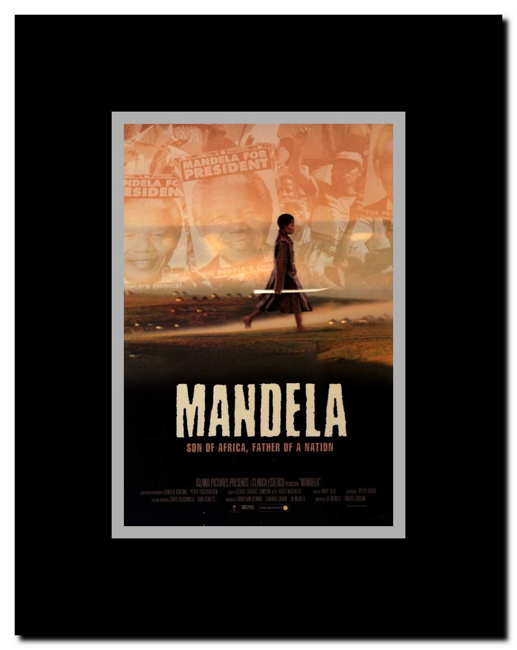 Mandela Framed Movie Poster
