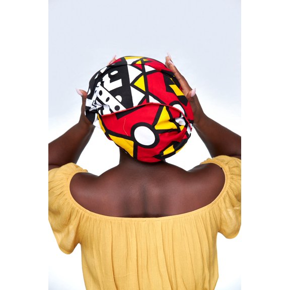 Mandela Silklined Headwrap