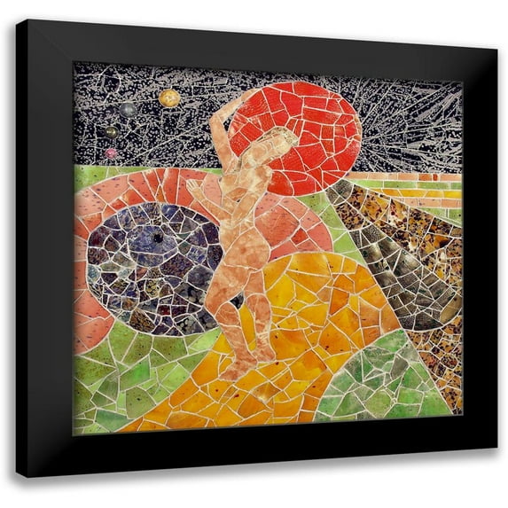 Mandell, Jonathan 21x20 Black Modern Framed Museum Art Print Titled - Nisqually I