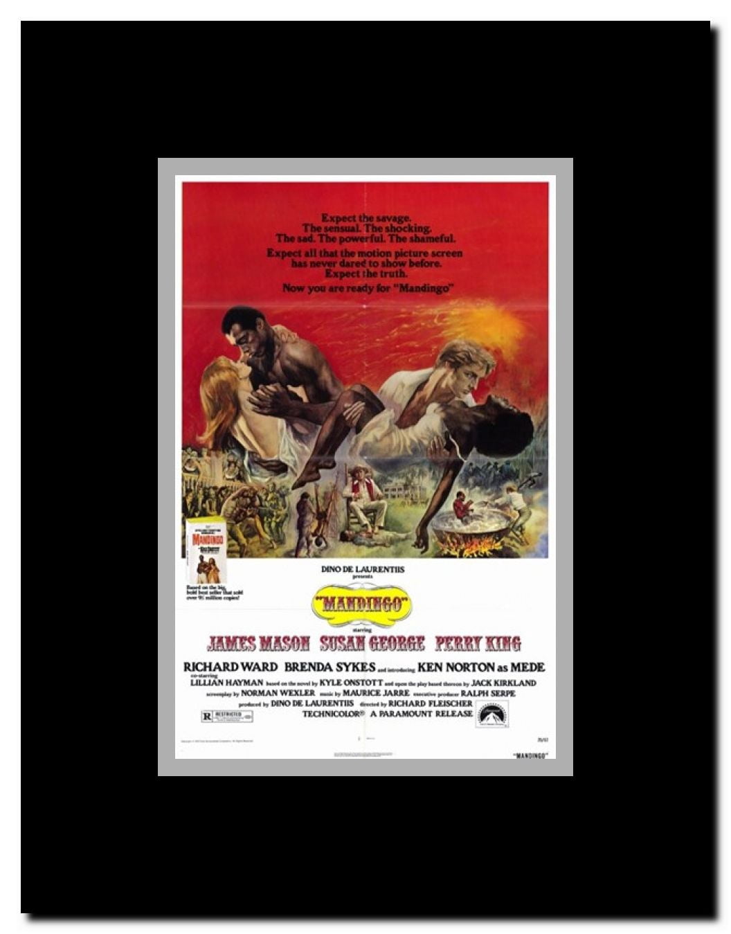 Mandingo Framed Movie Poster