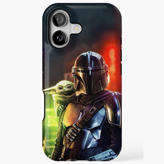 Mando And Grogu Adventure Case for iPhone 17 16 15 14 13 12 11 Pro Max
