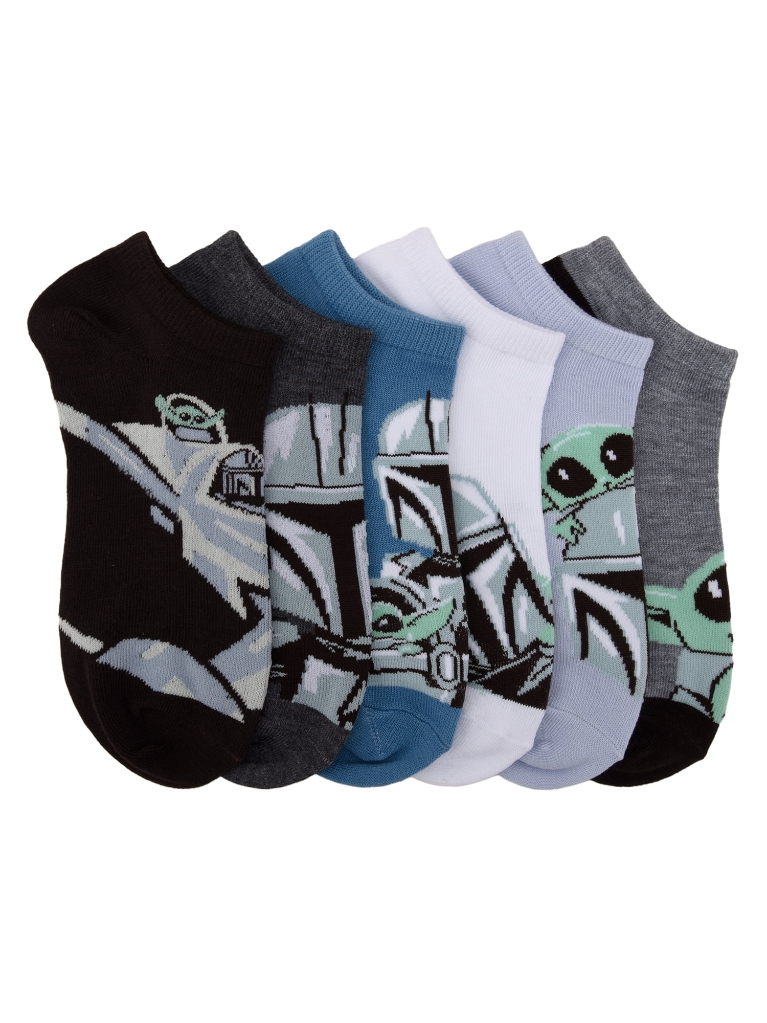 Mando No Show Socks, 6-Pack, Sizes L Boys
