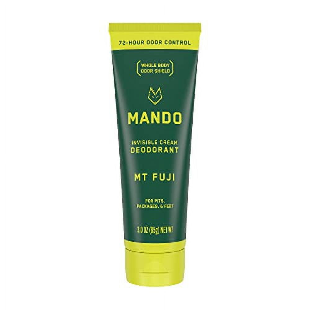 Mando Men's Whole Body Deodorant Invisible Cream, 72hr Odor Control