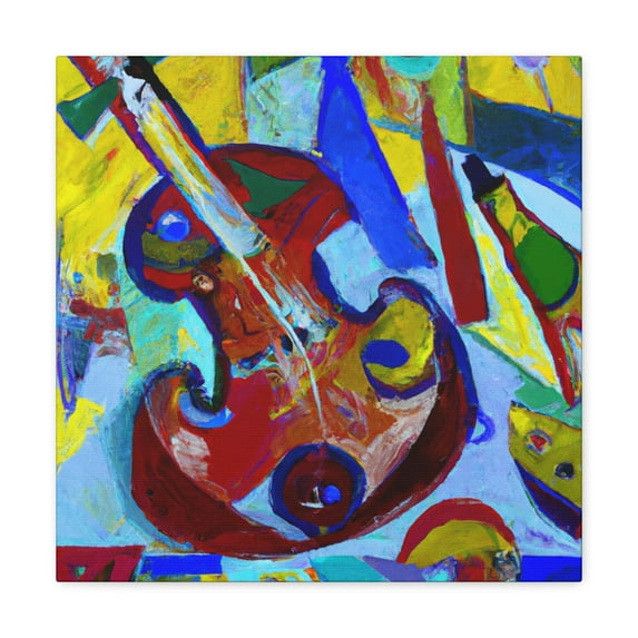 Mandolin Melody Mural - Canvas