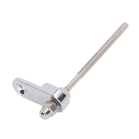 Mandolin Pickguard Mounting Bracket with Screw and Base - Silver Metal