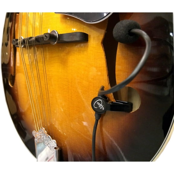 Mandolin Pickup with Flexible Micro-Gooseneck The Feather by Myers Pickups