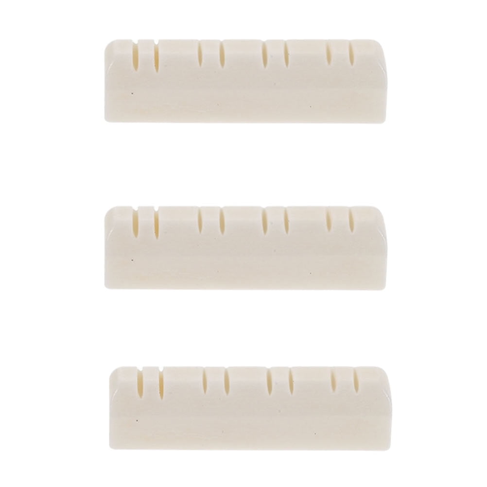 Mandolin Pillow 3 Pcs Bridge Adjustment Nut Bone Saddle for Acoustic