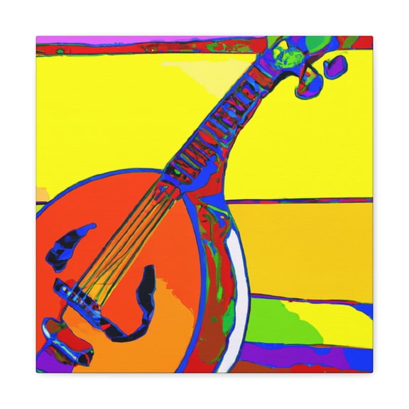 "Mandolin Pop Art Glory" - Canvas