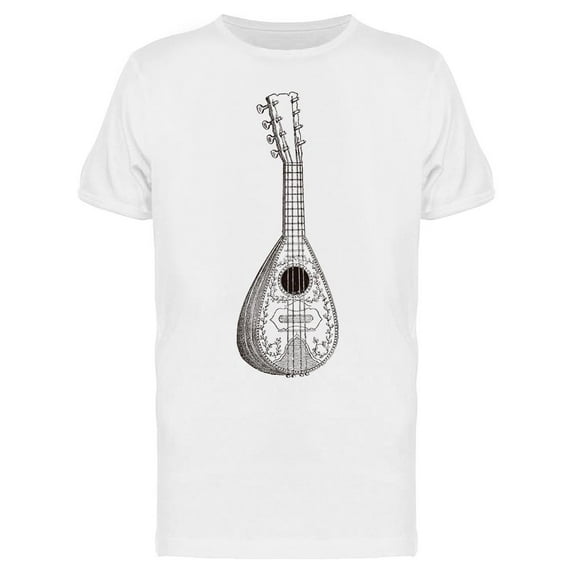 Mandolin T-Shirt Men -Image by Shutterstock, Male Large