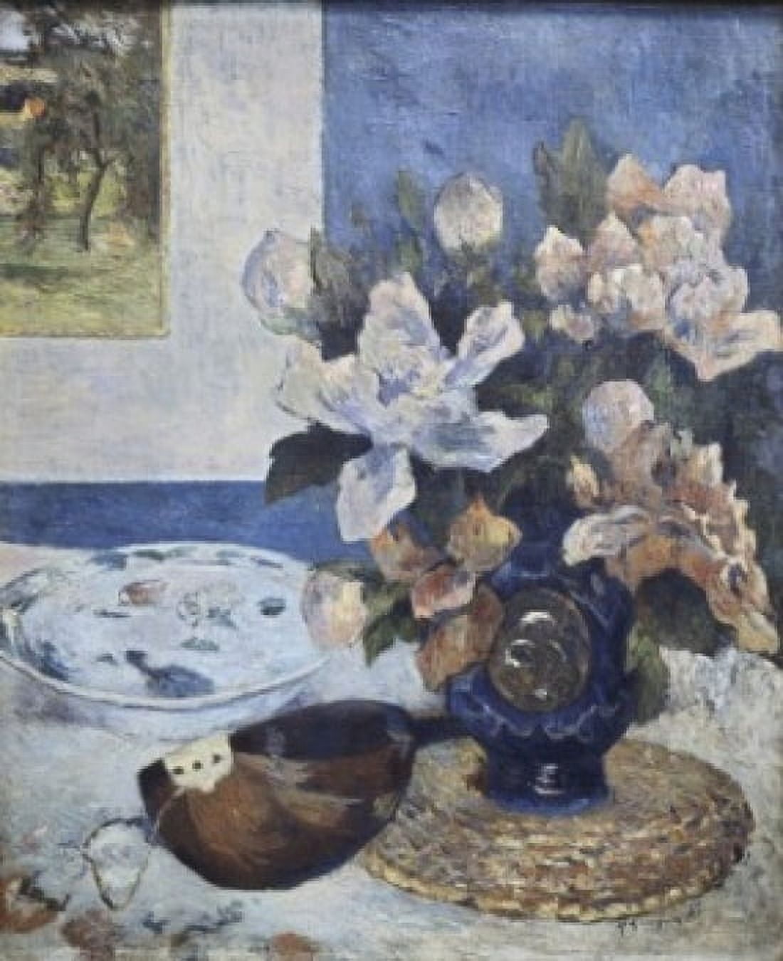 Mandoline & Flowers SD1885 Paul Gauguin (1848-1903 French) Jeu de Paume Louvre Paris France Canvas Art - Paul Gauguin (24 x 36)