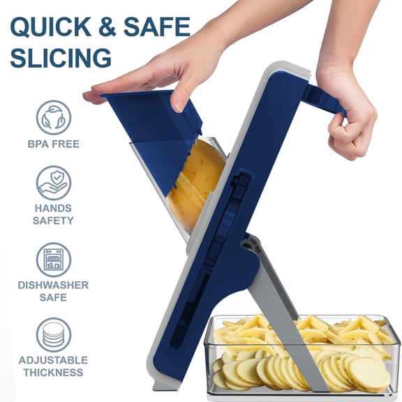Mandoline Slicer 4-in-1 Versatility