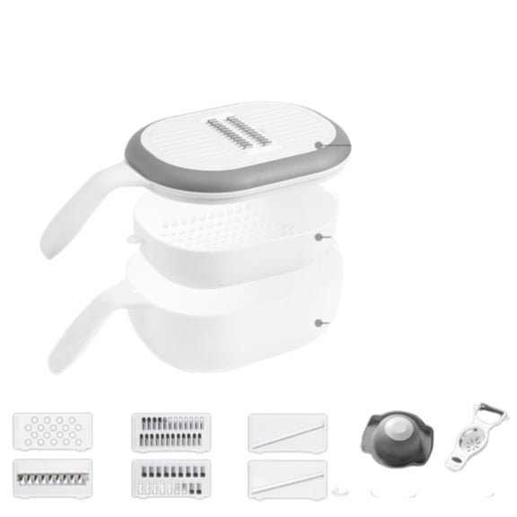 Mandoline Slicer Cutter Chopper Vegetable Cutter Grater Kitchen Multifunction Shred Fruit Peeler Wash Leaking Basin home gadgets