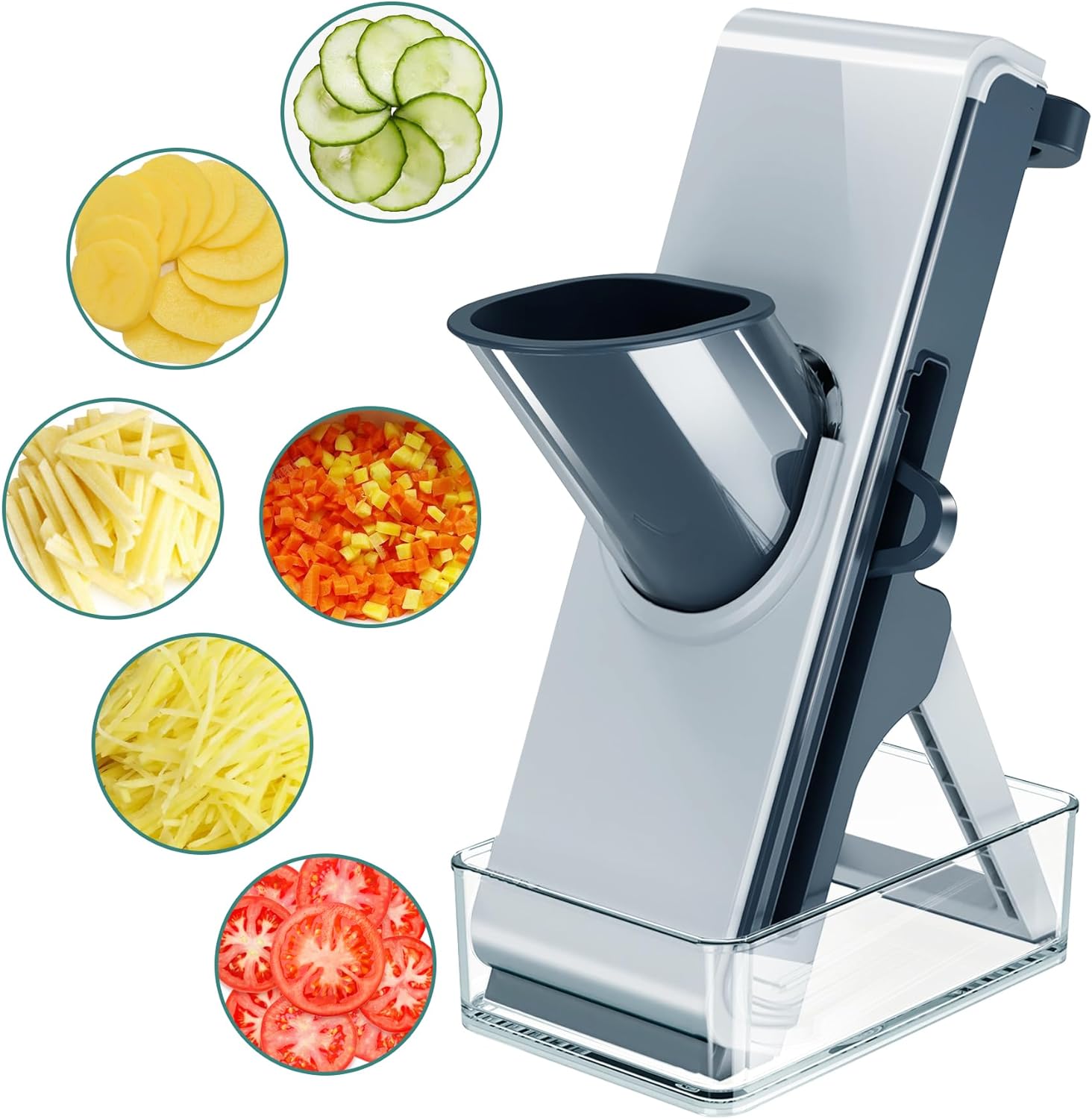 Mandoline Slicer, Potatoes Slicer, 4in1 Mandoline Slicer for kitchen, Mandoline Food Slicer