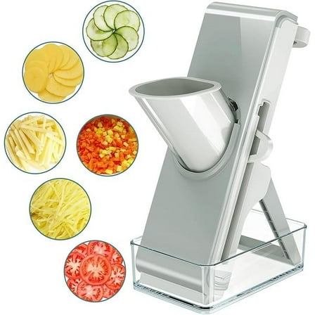 Orchidleaf Mandoline Slicer Safe Multifunctional Dicer Adjustable Metal Blade