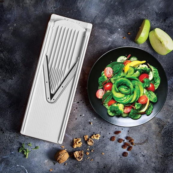 Mandoline Slicer V3 Starter Set with Fruit Holder for Vegetables & Fruits
