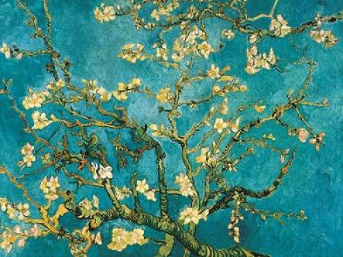 Mandorlo in fiore Canvas Art - Vincent Van Gogh (22 x 28)
