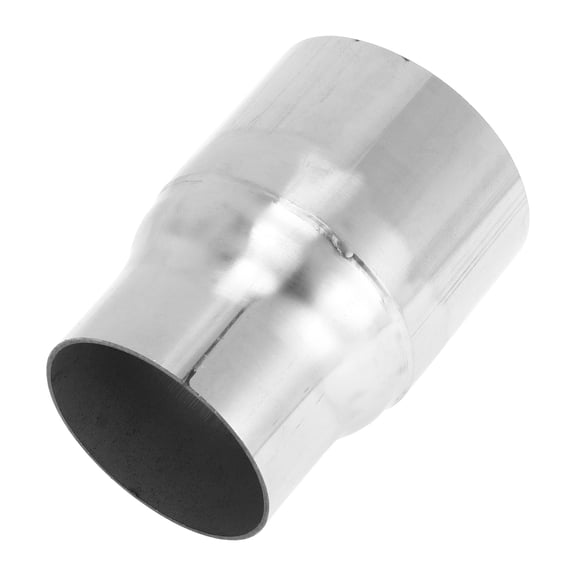 Mandrel Exhaust Pipe Adapter Concentric Reducer Car Exhaust Pipe Tubing Piping Adapter 2.5" OD to 3" OD 4" Length 201 Stainless Steel Silver Tone