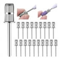 thumbnail image 1 of Mandrel Nail Drill Bit, 20 Pcs Sanding Bits for Nail Drill 3/32 Inch Sanding Band G19184, 1 of 8