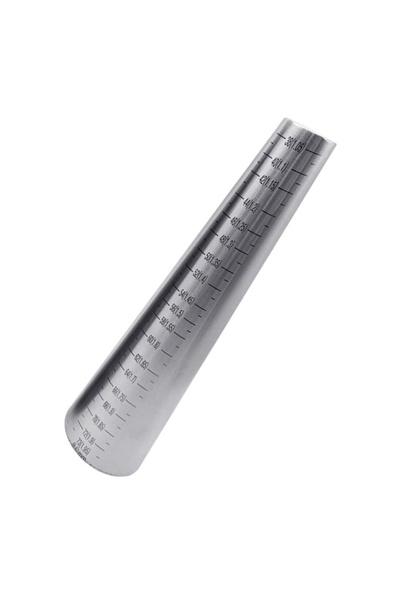 Mandrel Sizer Metal Bangle Sizing Tool Round/Oval Easy to Use for Jewelry Makers and Repairers Gold/Silver