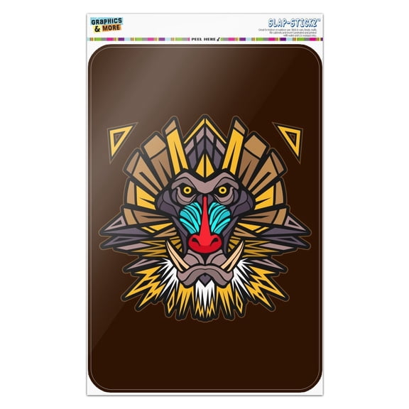 Mandrill Baboon Face Monkey Primate Home Business Office Sign