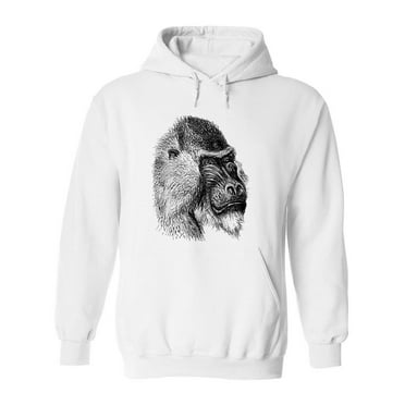 Mandrill Sketch Hoodie Men -Image by Shutterstock, Male Medium