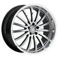 thumbnail image 1 of Mandrus Millenium 18X8.5 5X112 43Et 66.56Cb Hyper Silver W/ Mirror Cut Lip Wheel, 1 of 3