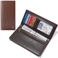 thumbnail image 1 of Mandu RFID Long Wallet for Men Slim Bifold Wallet with ID Window Card Holder Cash Pocket and Zipper Coin Pocket, Business Wallet for Daily Use, 1 of 6