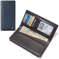thumbnail image 1 of Mandu RFID Long Wallet for Men Slim Bifold Wallet with ID Window Card Holder Cash Pocket and Zipper Coin Pocket, Business Wallet for Daily Use, 1 of 6