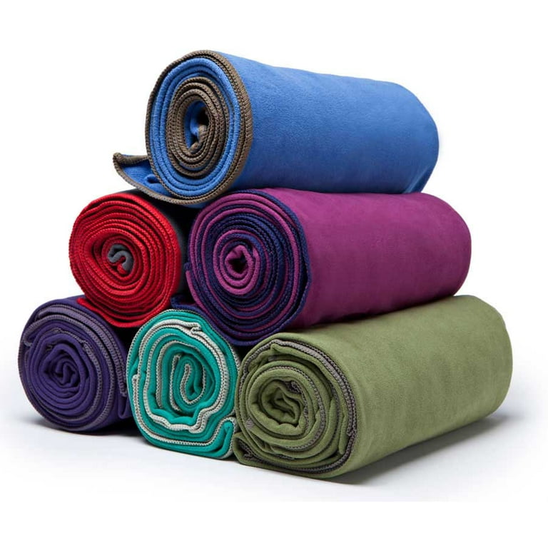 Manduka eQua Yoga Mat Towel, Thunder, 72
