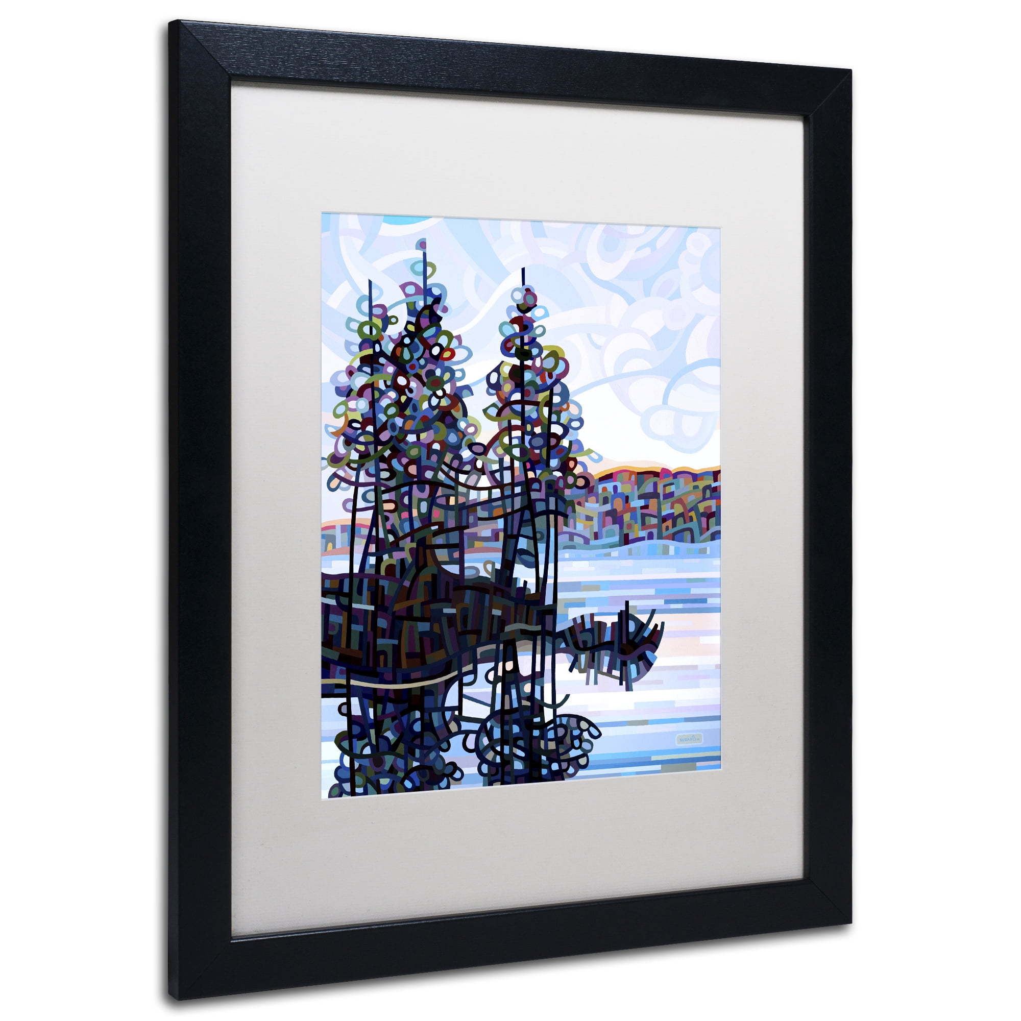 Mandy Budan 'Haliburton Morning' Matted Framed Art