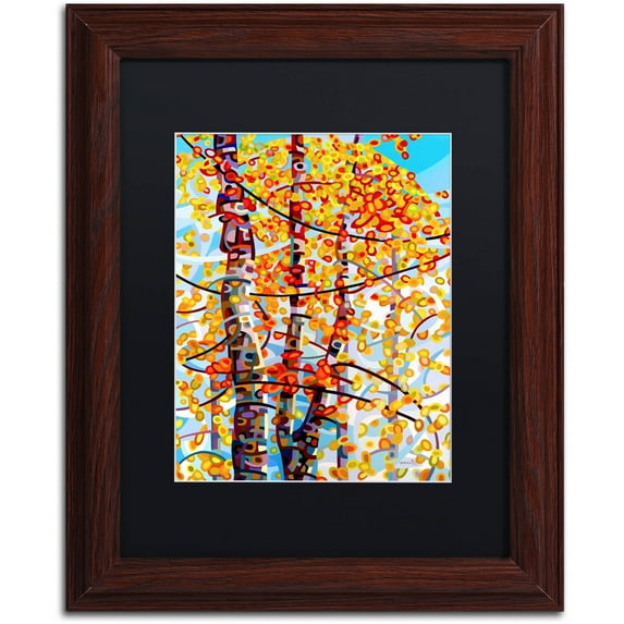 Mandy Budan 'Panoply' Black Matted Framed Art