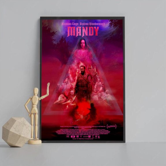 Mandy Poster, Minimalist Aesthetic Movie Poster, Wall Art