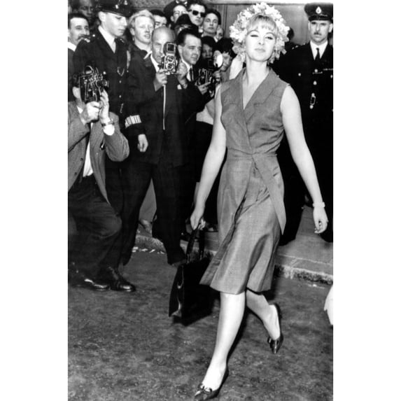 Mandy Rice-Davies Leaving Old Bailey Court In London After Testifying In The Second Hearing Of Dr. Stephen Ward'S Morals