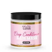 The Mane Attraction Deep Conditioning Hair Mask   Intensive Moisture & Repair Treatment for Dry, Damaged & Curly Hair   Shea Butter, Aloe & Castor Oil   Frizz Control   Silicone Free   8oz